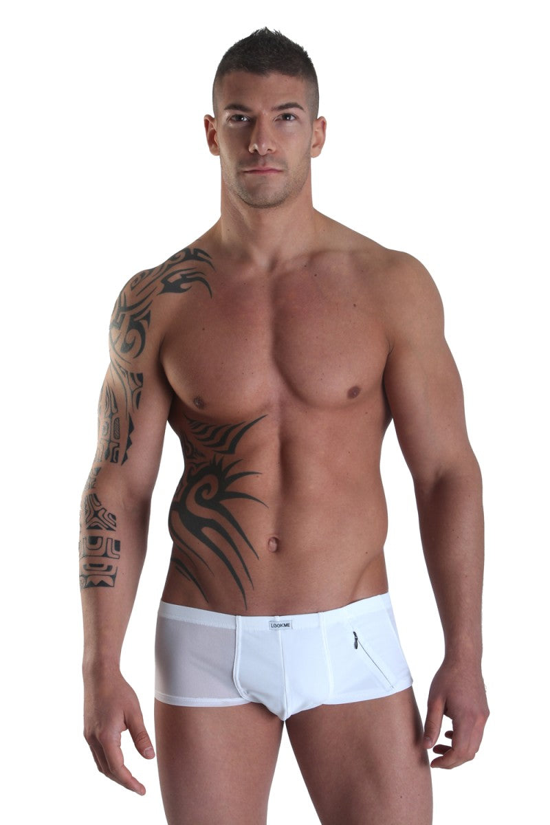 weißer Herren Short Open Heart von Look Me weißer Herren Short Open Heart von Look Me